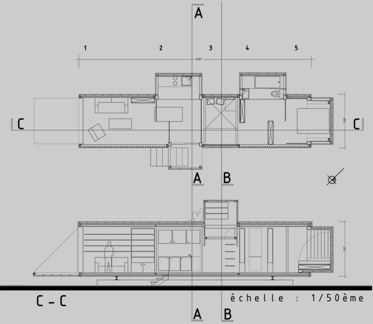 dessin des plans et coupes