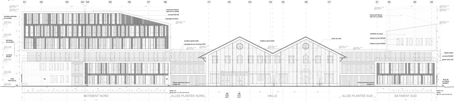 facade Ouest Bureaux gerland