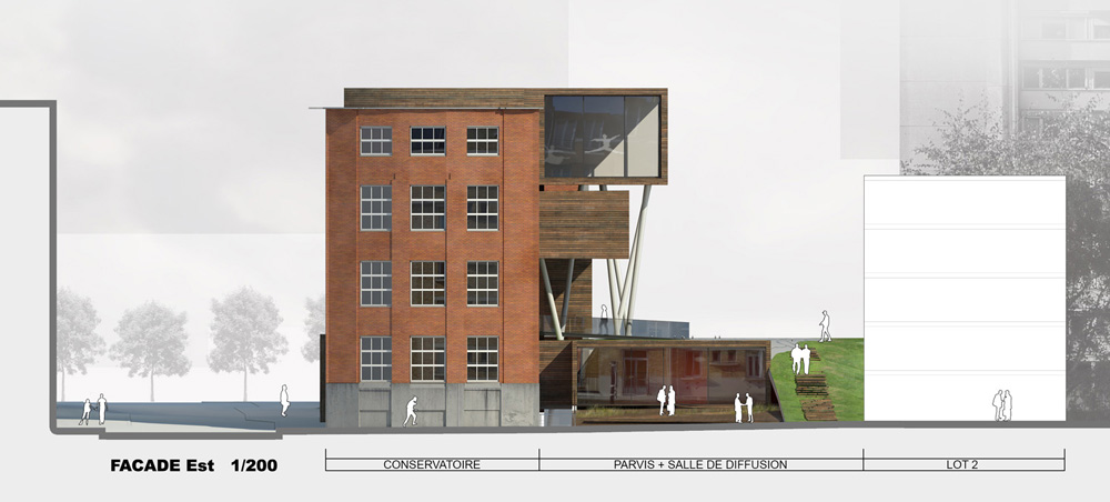 facade du conservatoire