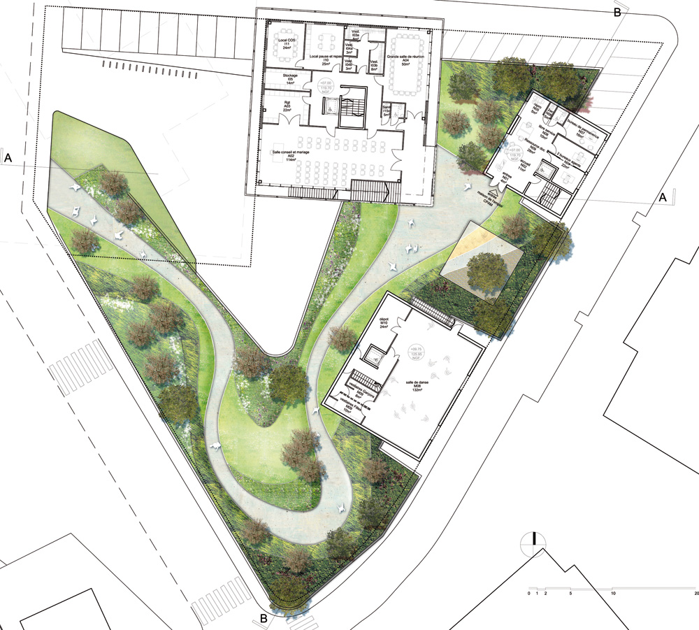 plans des étages courrants