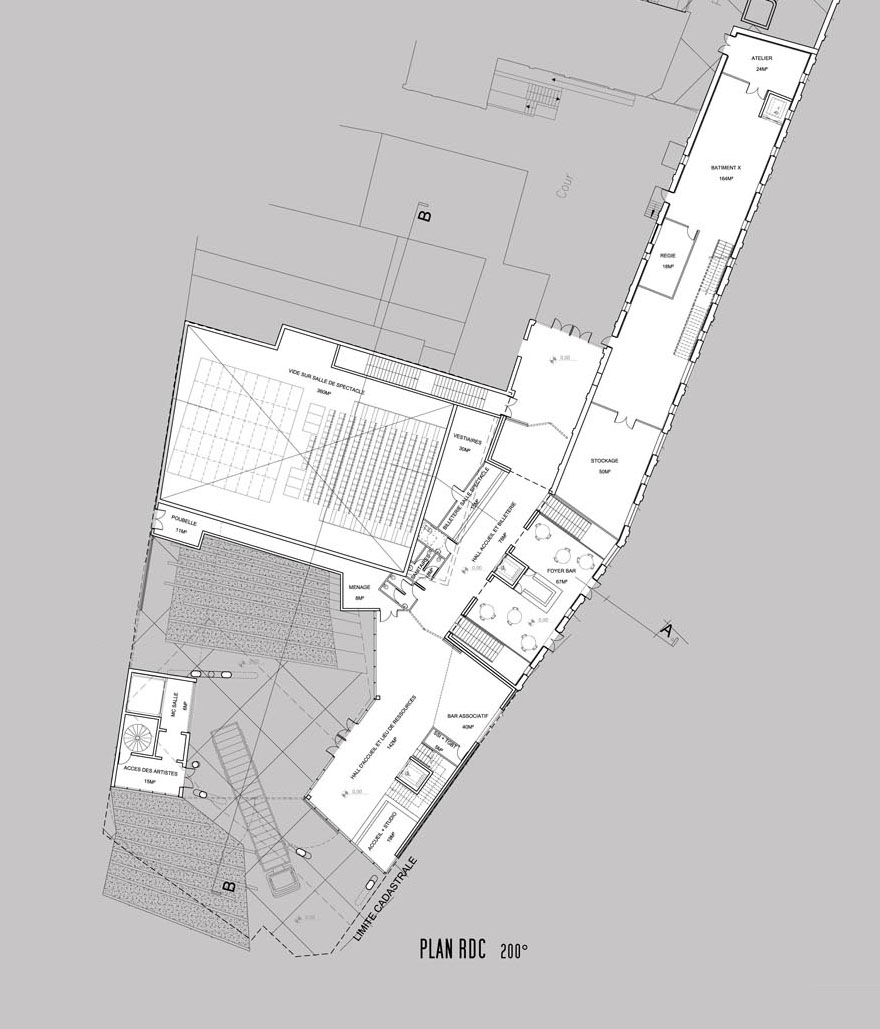 plan du rdc du projet