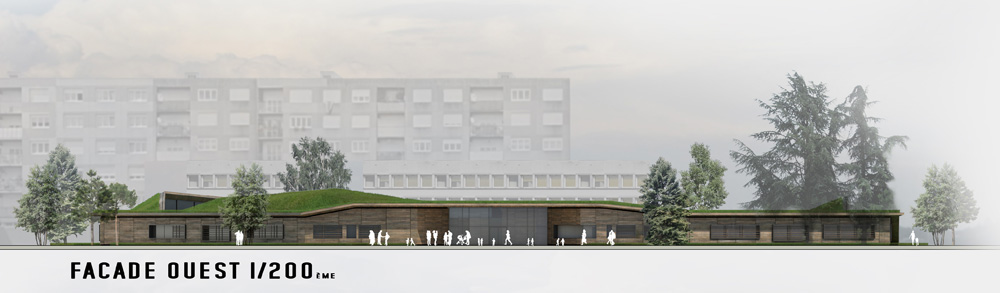 facade du groupe scolaire